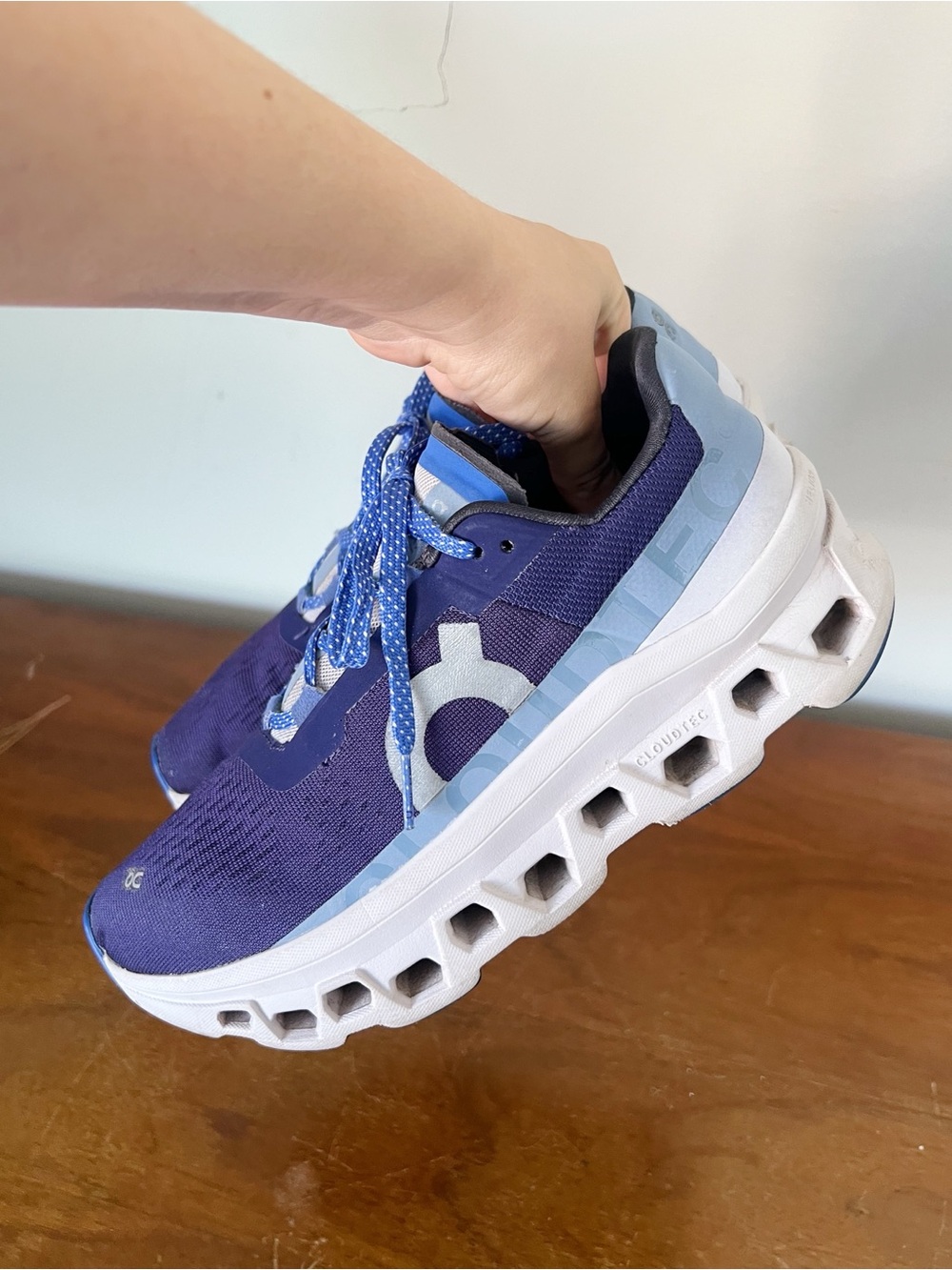 ON Running • Cloudmonster running shoes Acai / Lavender purple sneakers athletic - Picture 9 of 15